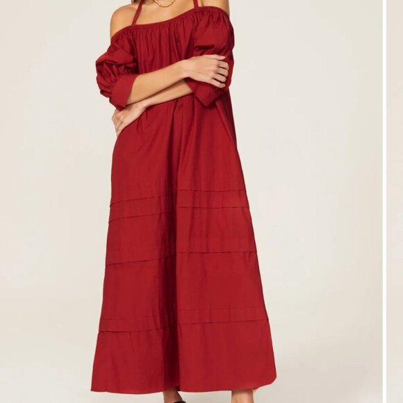 APIECE APART Alcudia Midi Dress Size Small - Picture 3 of 10